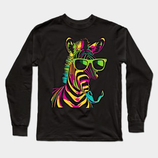 Zebra Wildlife Filming Long Sleeve T-Shirt